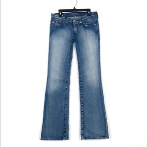 Big Star Casey low rise mid wash boot cut jeans 27